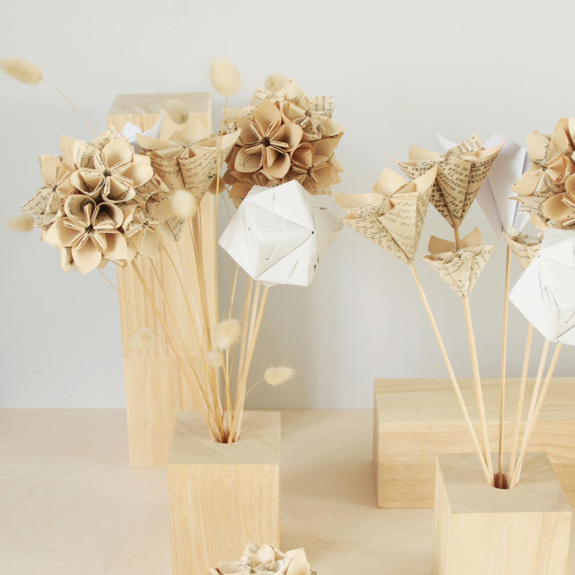 L'Atelier Créatif - Bouquet de fleurs en origami (Adultes) – Le Point  Virgule